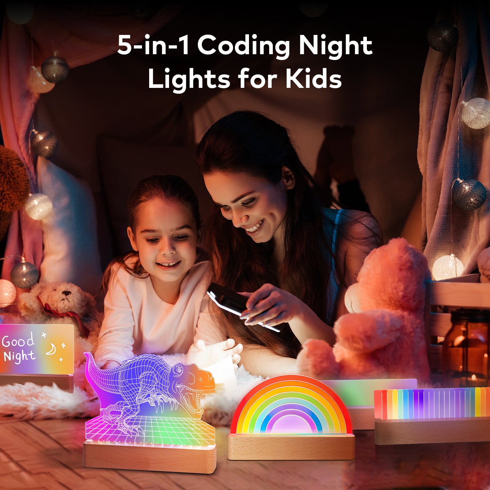 Makeblock xLight インタラクティブ・プログラマブルライト / Makeblock xLight: Night Lights with Interactive Programmable Controller 商品画像