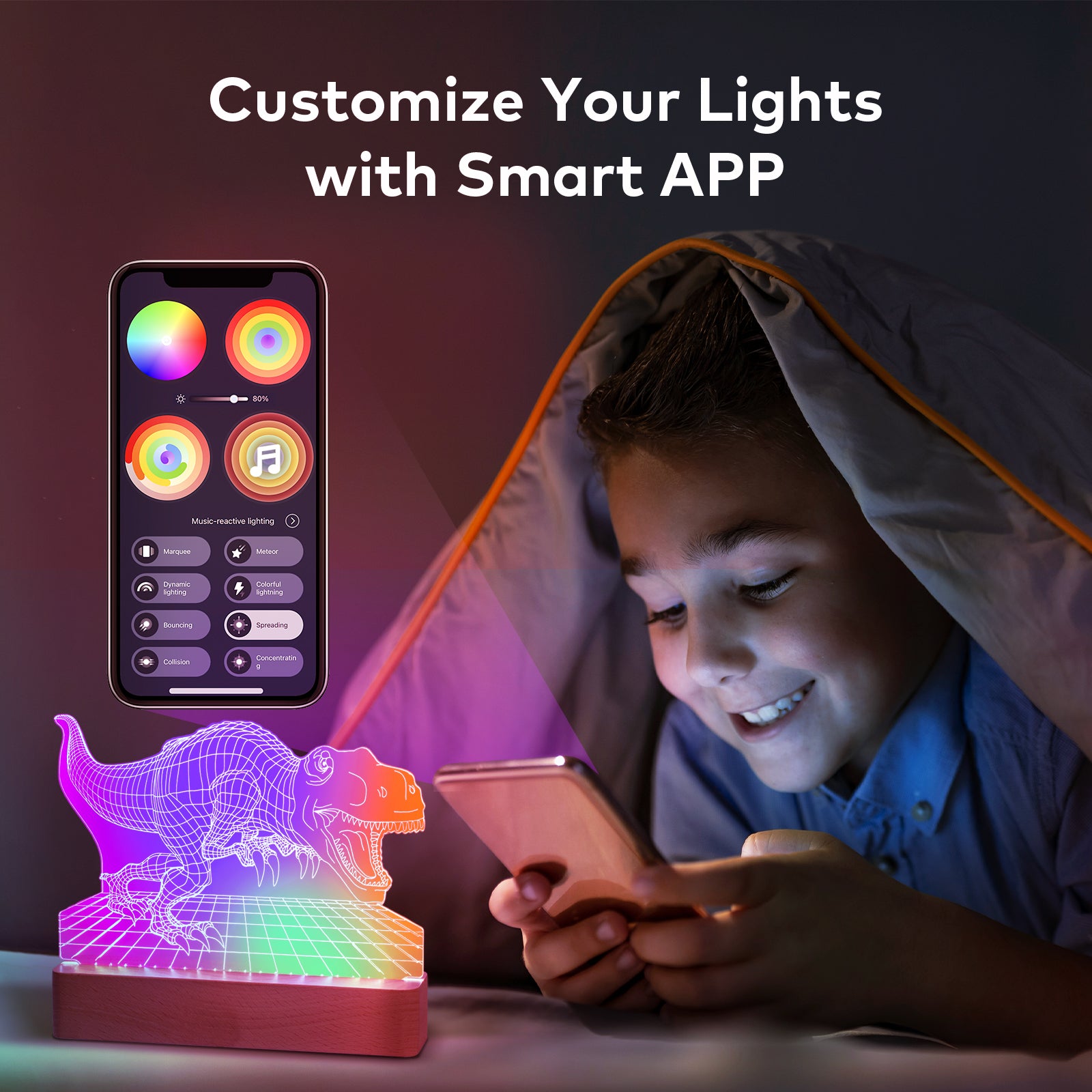 Makeblock xLight インタラクティブ・プログラマブルライト / Makeblock xLight: Night Lights with Interactive Programmable Controller 商品画像