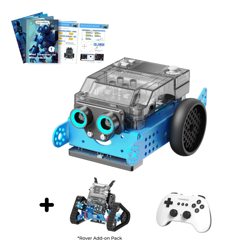 Makeblock mBot2 Rover コーディング学習ロボット / Makeblock mBot2 Rover Robotics Kit: Kid's Interactive Emo Robot for Coding Learning and Outdoor Play 商品画像
