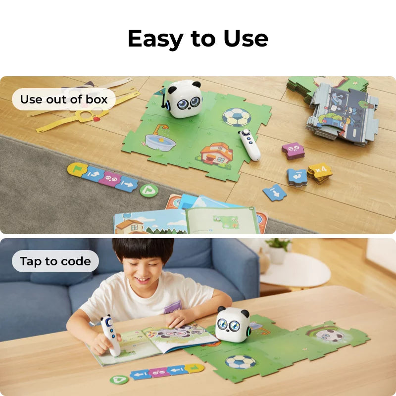 Makeblock mTiny 幼児向けスマートロボット / Makeblock mTiny: Smart Panda Robot for Preschoolers to Learn Coding, Music, Math, and Language. 商品画像
