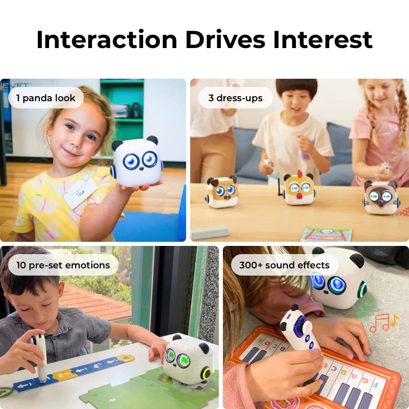 Makeblock mTiny 幼児向けスマートロボット / Makeblock mTiny: Smart Panda Robot for Preschoolers to Learn Coding, Music, Math, and Language. 商品画像