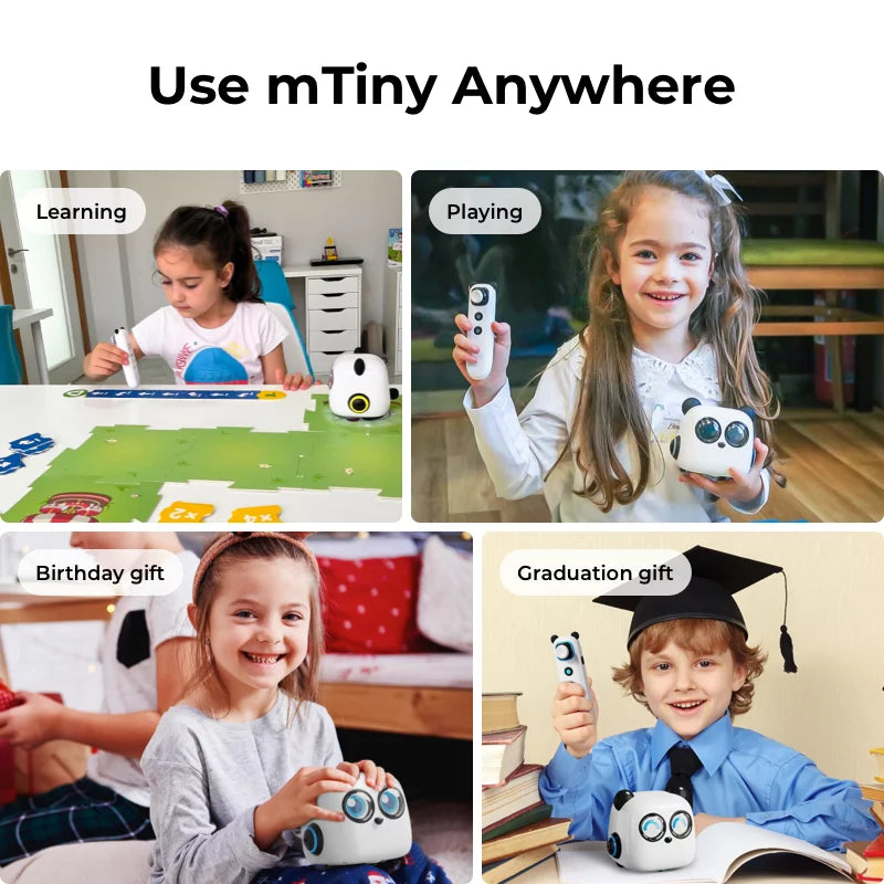 Makeblock mTiny 幼児向けスマートロボット / Makeblock mTiny: Smart Panda Robot for Preschoolers to Learn Coding, Music, Math, and Language. 商品画像