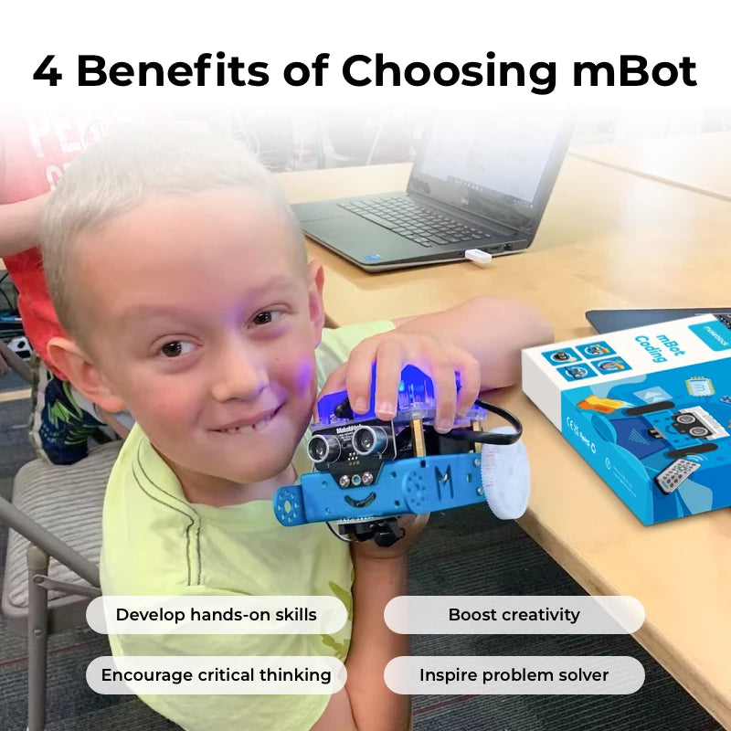 Makeblock mBot はじめてのDIY STEMロボットキット / Makeblock mBot: Kid's First Robot Kit for DIY and STEM Learning 商品画像