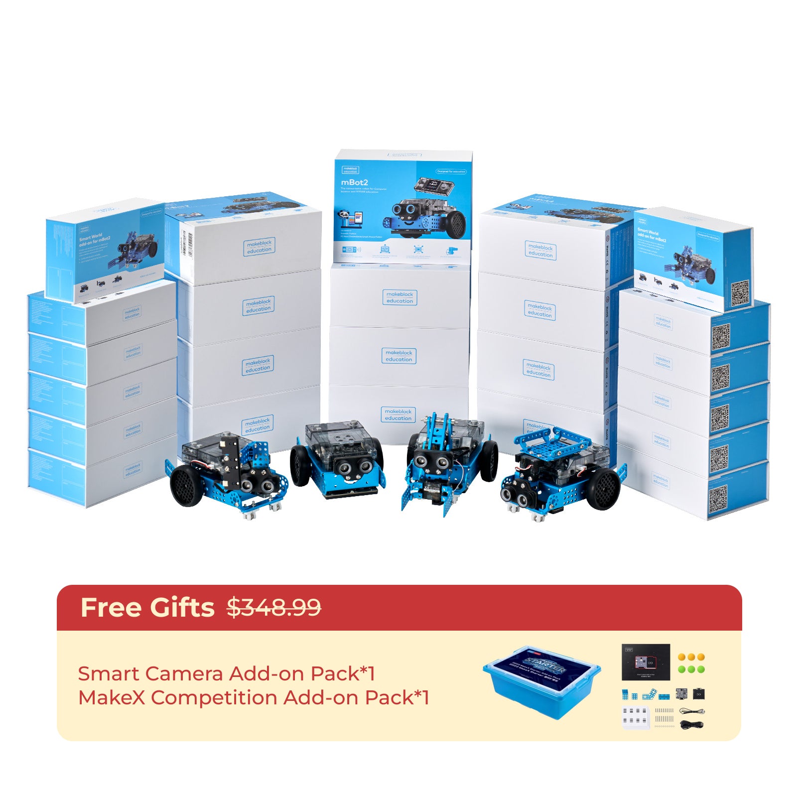 Makeblock mBot2 AI学習対応STEMコーディングロボット / Makeblock mBot2: STEM Education Coding Robot Kit for AI Learning 商品画像