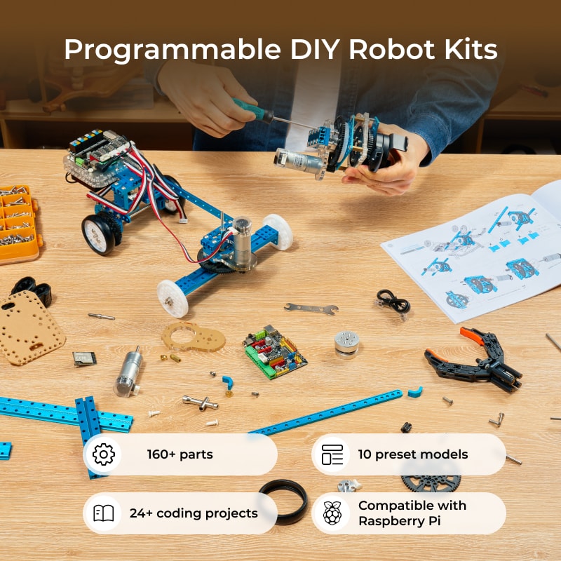 Makeblock mBot Ultimate 10-in-1ロボット組立キット / Makeblock mBot Ultimate: 10-in-1 Robot Building Kit for Students 商品画像