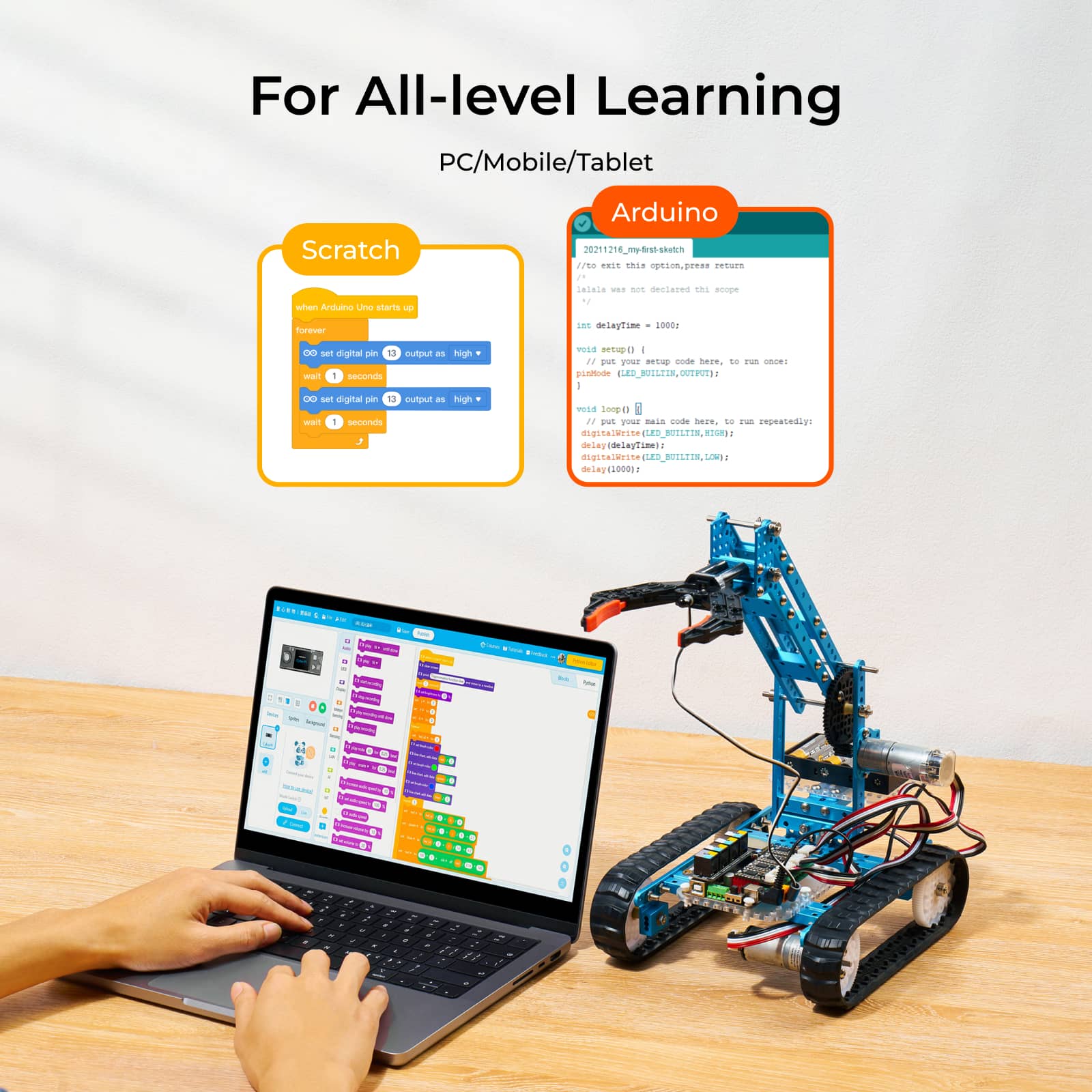 Makeblock mBot Ultimate 10-in-1ロボット組立キット / Makeblock mBot Ultimate: 10-in-1 Robot Building Kit for Students 商品画像