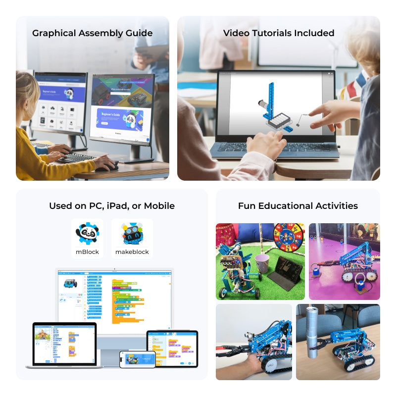 Makeblock mBot Ultimate 10-in-1ロボット組立キット / Makeblock mBot Ultimate: 10-in-1 Robot Building Kit for Students 商品画像