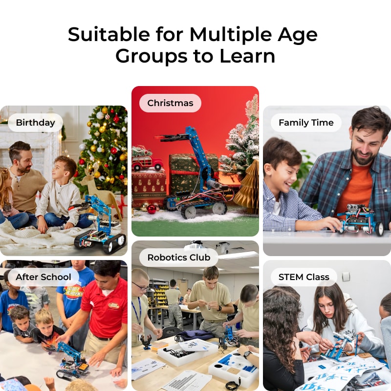 Makeblock mBot Ultimate 10-in-1ロボット組立キット / Makeblock mBot Ultimate: 10-in-1 Robot Building Kit for Students 商品画像