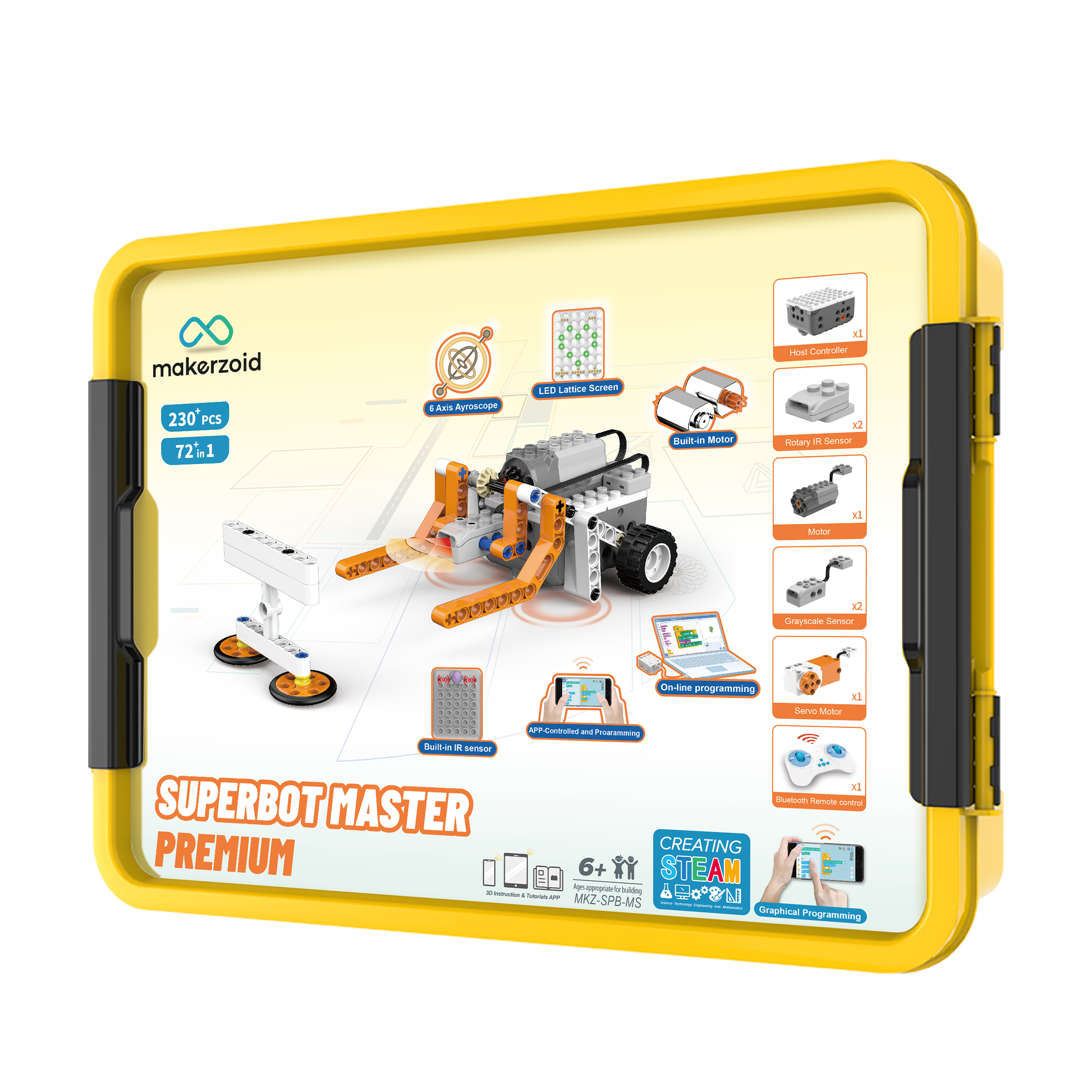 Superbot Master Premium 学校・教育機関向け競技用ブロックキット / Superbot Master Premium, Advanced Building Block Toy Competition Kit for Educational Development, for Schools and Institutions