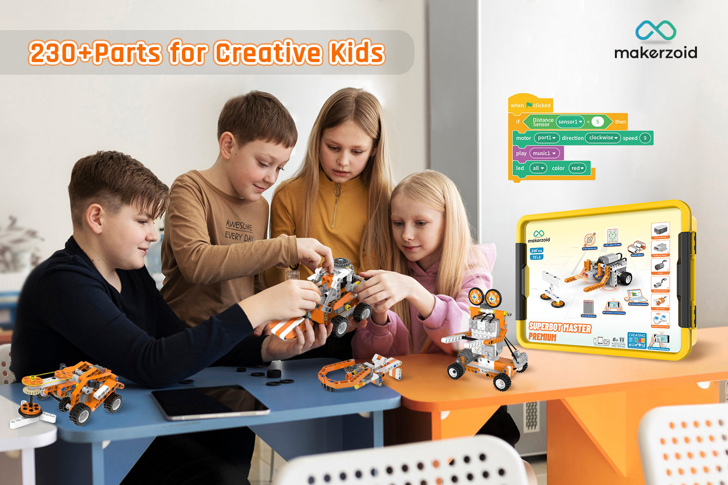 Superbot Master Premium 学校・教育機関向け競技用ブロックキット / Superbot Master Premium, Advanced Building Block Toy Competition Kit for Educational Development, for Schools and Institutions 商品画像