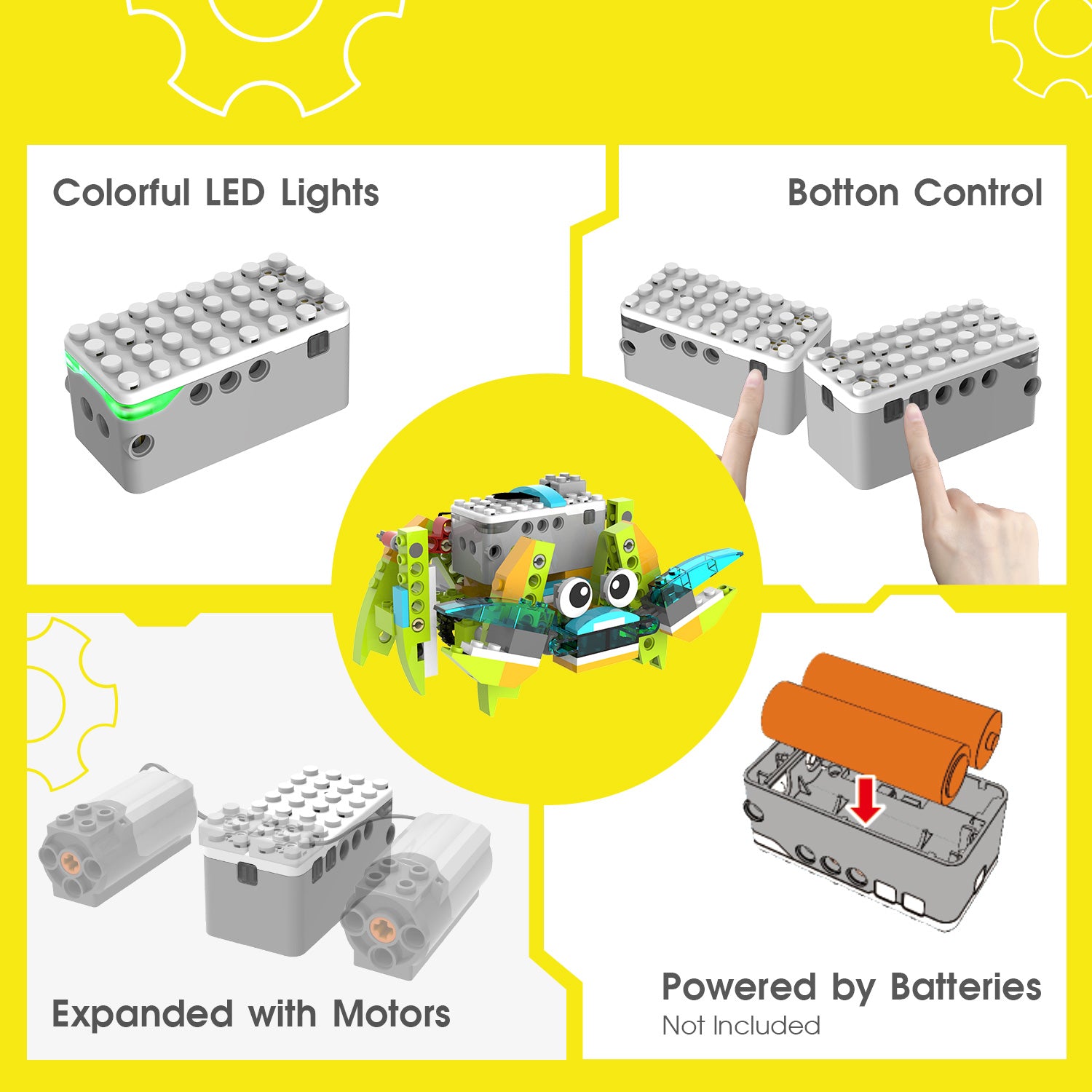 Makerzoid Machinist 100-in-1 STEM学習ブロックキット / Makerzoid Machinist 100-in-1  STEM Educational Learning Kit, Electronic Toys Building Blocks Toy for Kids 商品画像