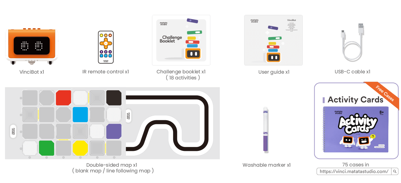 MatataStudio VinciBot AIコーディングロボット / VinciBot 商品画像